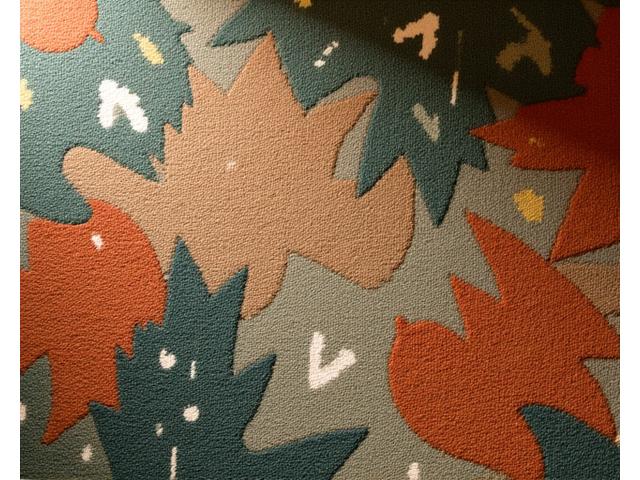 Grand tapis tissé en laine, motifs rustiques et couleurs naturelles